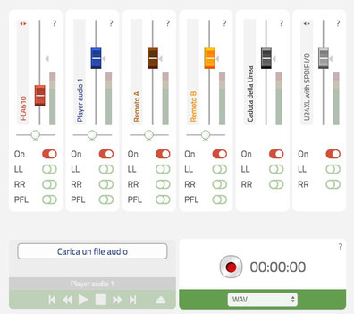 opzioni di registrazione