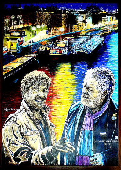 Acryl auf Papier