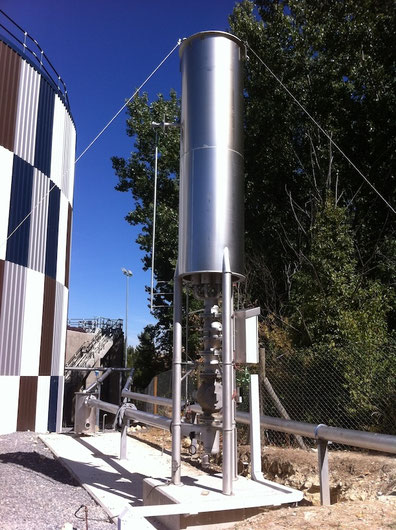 Antorcha - quemador  para biogas - Aqualimpia Engineering e.K.
