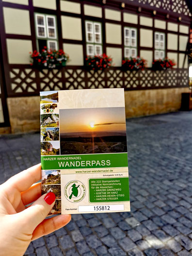 Dieses Jahr mit dem Wanderpass der Harzer Wandernadel 