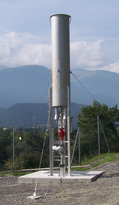 Antorcha para biogas -Aqualimpia