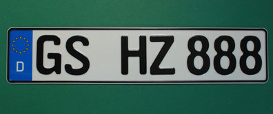 KURZZEITKENNZEICHEN ÜBERFÜHRUNGSKENNZEICHEN 5 TAGE KENNZEICHEN