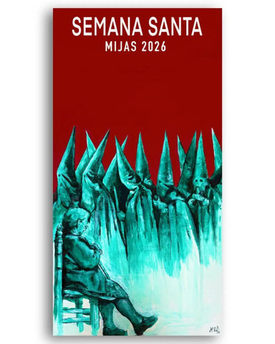 Cartel oficial de la Semana Santa de Mijas