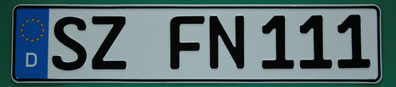AUTOSCHILDER SALZGITTER NUR= 9 € pro Stück AUTOKENNZEICHEN SALZGITTER NUR = 6 € pro Stück