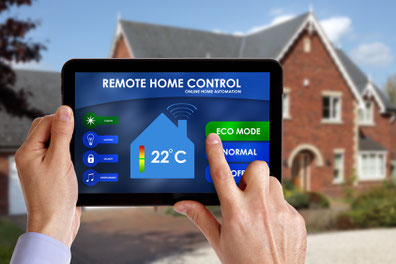 Tablet mit Smart Home Control