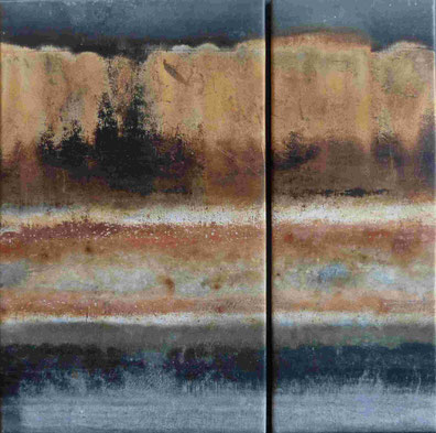 Diptyque de Montjavoult 31 x 31 cm