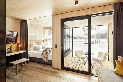 Neueröffnung 2021: Lakeside Lodges am Schwarzsee, Kitzbühel