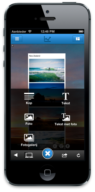 Jimdo website app