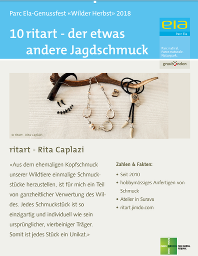 Standbeschreibung am Genussfest "Wilder Herbst" 7. Oktober 2018