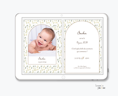 faire-part naissance garçon numérique-faire part électronique-faire part numérique-imprimable-pdf numérique-faire part connecté-faire-part à envoyer par sms-mms-par mail-réseaux sociaux-whatsapp-facebook- arche-liberty-brin-photo