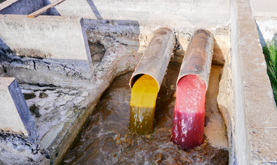 Slaughterhouse waste water