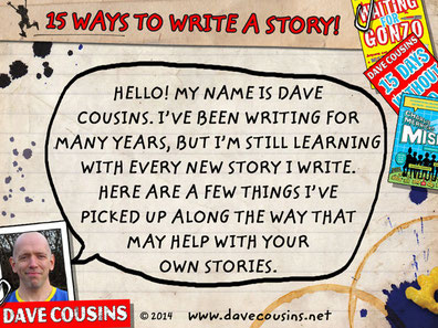 Dave Cousins 15 Ways to Write a Story Writing Tips Download