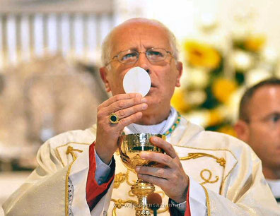 Frosinone. Il vescovo della diocesi di Frosinone, Monsignor Ambrogio Spreafico