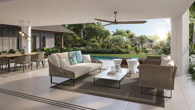 LA RESERVE PDS IRS SMART CITY appartements penthouses et villas de luxe MONT CHOISY GOLF île Maurice