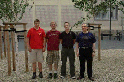 Ein Redaktionsteam 2009
