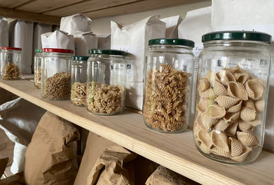 Le GAEC Thibault propose, en vente direct à la ferme, les pâtes BIO réalisées avec les farines de blés qu'ils cultivent sur place à Michery.