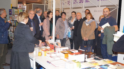 Großes Interesse bei der Präsentation des Buches am Stand der "Interliber" Zagreb 2016.