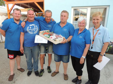 2. Platz: SSF Tulln mit Scheuer Patrick, Höfner Thomas, Wielander Roman, Scheuer Johannes und Jager Helga