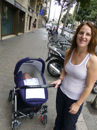 Barcelona Walking Travel Baby