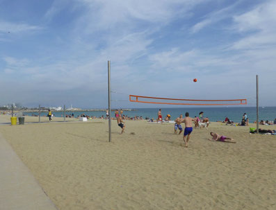 Barcelona Beach Baby Travel