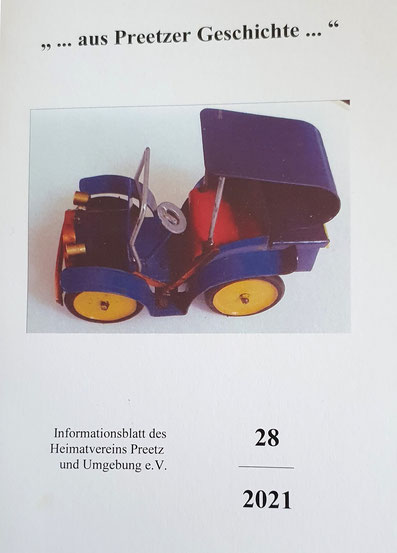 Titelbild: Spielzeugauto aus Metall aus den 1940er Jahren, Magazin Museum / Foto: Volker Liebich