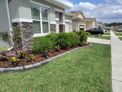 landscaping after