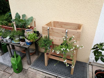 Hochbeet für die Terrasse