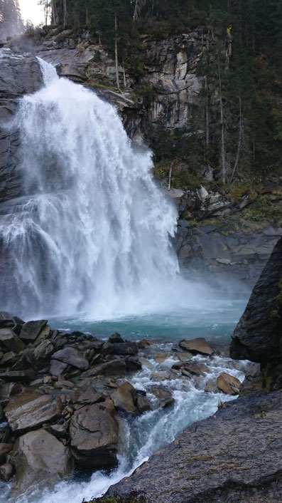 Bei den Krimmler Wasserfällen