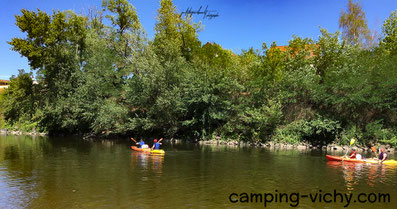 canoe camping vichy allier croix st martin cure vacance nature calme verdure 