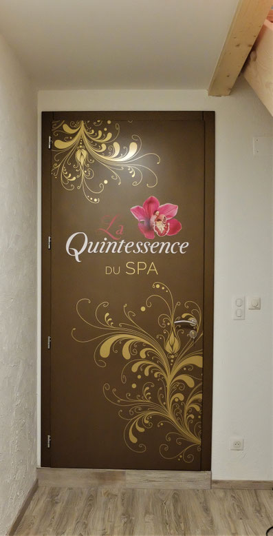 Porte teinte bronze