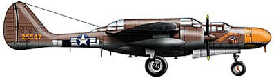 Northrop Р-61А Black Widow