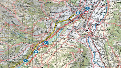 Wanderroute Hostalden - Frutigen