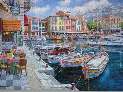 Puzzle Café in Cassis - Romantischer Hafen