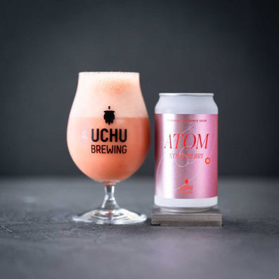 宇宙ビール　UCHU BERUWING   ATOMSTRAWBERRY