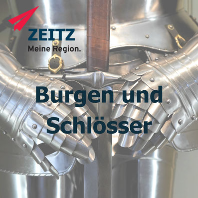 Burgen und Schlößer im Burgenlandkreis in der Region Zeitz in Sachsen Anhalt