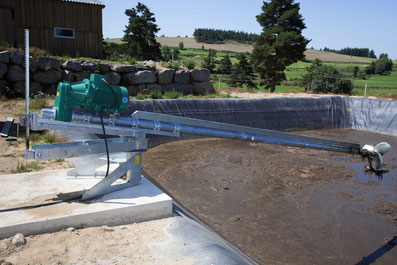Agitadores lagunas - biodigestores - mezcladores biogas - agitadores biogas  - mezcladores tanques abiertos