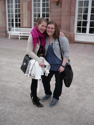 Melanie Ohme und Manuela Mader bei der Schachbundesliga in Schwetzingen, 2013