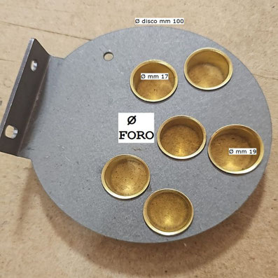 Staffe da parete in metallo per applique di Muano