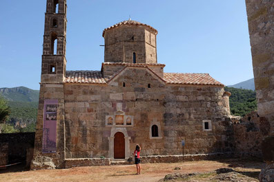 Agios-Spiridon Church in old town Kardamyli