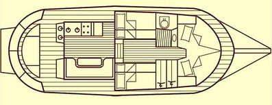 Motoryacht Holzyacht Tiho Zadar,  Marina Tankerkomerc
