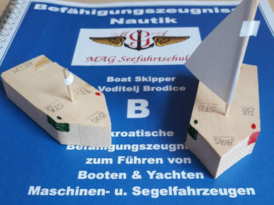 Heimvorbereitung Boat Skipper B Commercial XXl Kurs