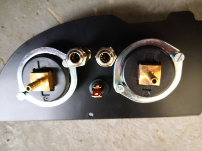 Bedienfeld von hinten