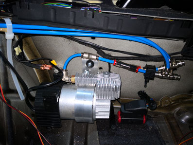 Fertig montiert und angeschlossen