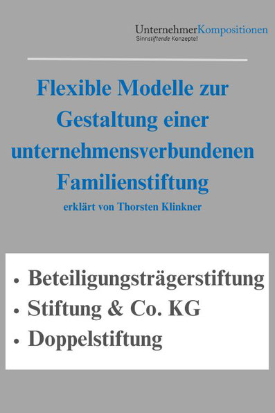 Rechtsanwalt und Steuerberater Thorsten Klinkner berät Sie bei der Gründung Ihrer unternehmensverbundenen Familienstiftung.
