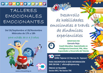 Talleres de Educación Emocional, Educación Emocional Pamplona, Gestión Emocional Pamplona, Coaching Educativo Pamplona, Coaching Pamplona