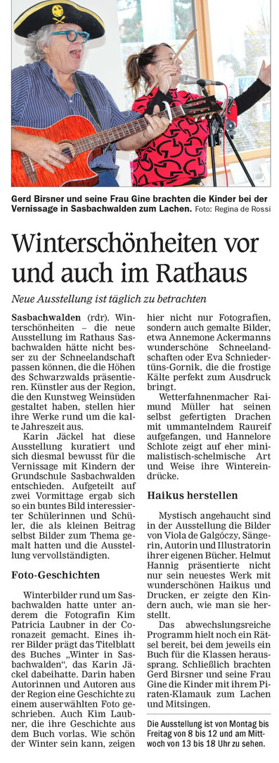 Mittelbadische Presse Acher Rench Zeitung, 5.Dezember 2023