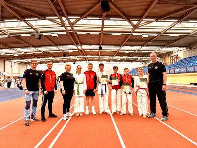 Unser Wettkampf-Team am 14.04.24 in Chemnitz