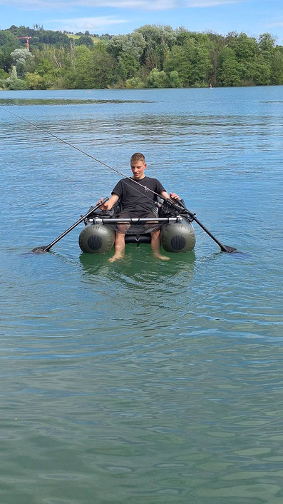 ZECK Belly Boot auf dem Sempachersee