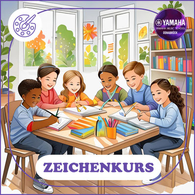 Yamaha Musikschule Osnabrück - Yamaha Music School - Zeichenkurs Schritt für Schritt - 2024