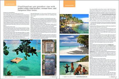 Solo Travelist November Issue features my article "Boracay on Budget" by Sabrina Iovino | JustOneWayTicket.com